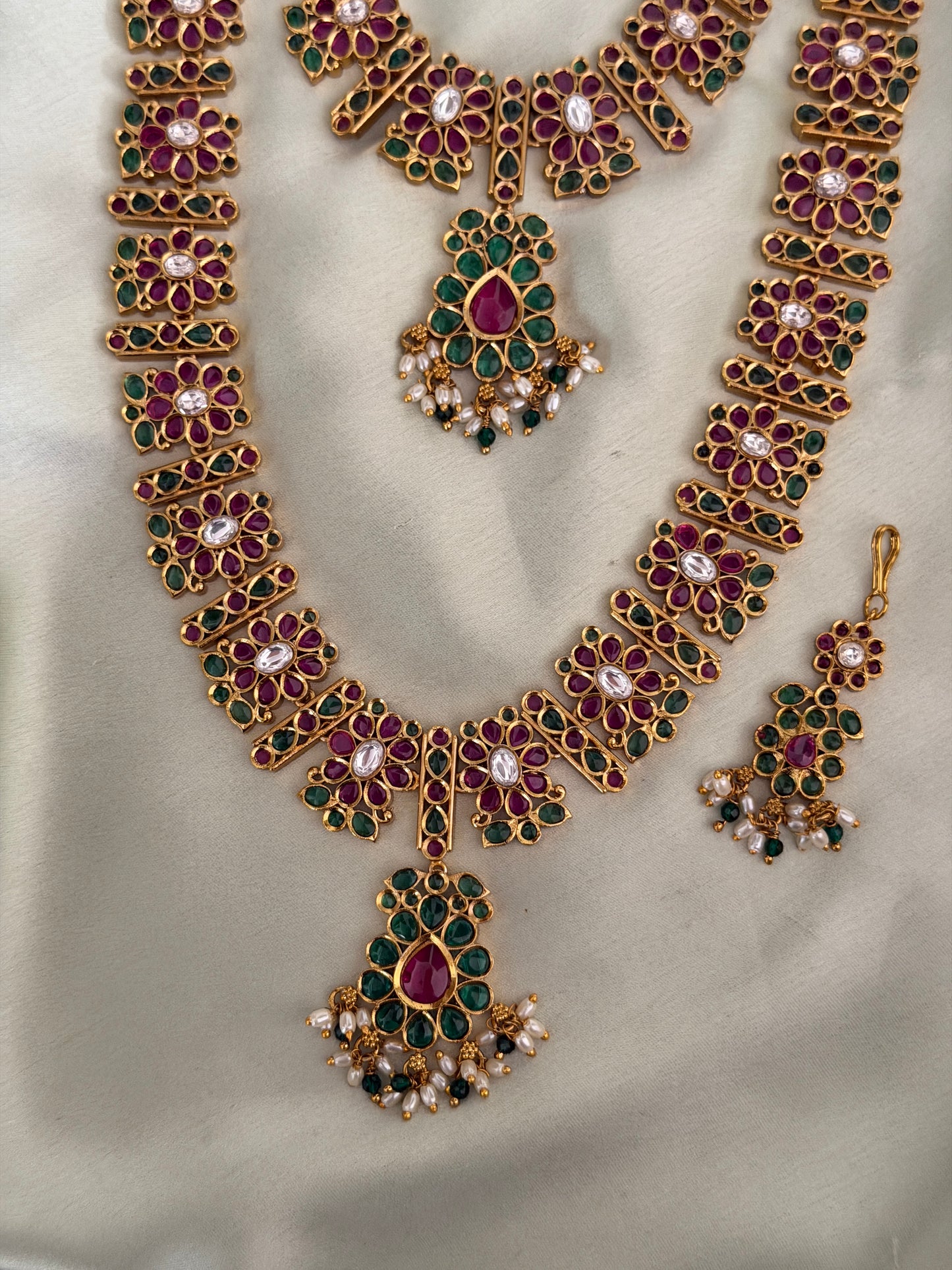 Ekatha Kempu Bridal Combo