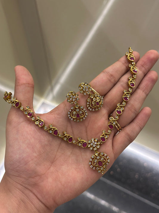 Taniya AD Necklace