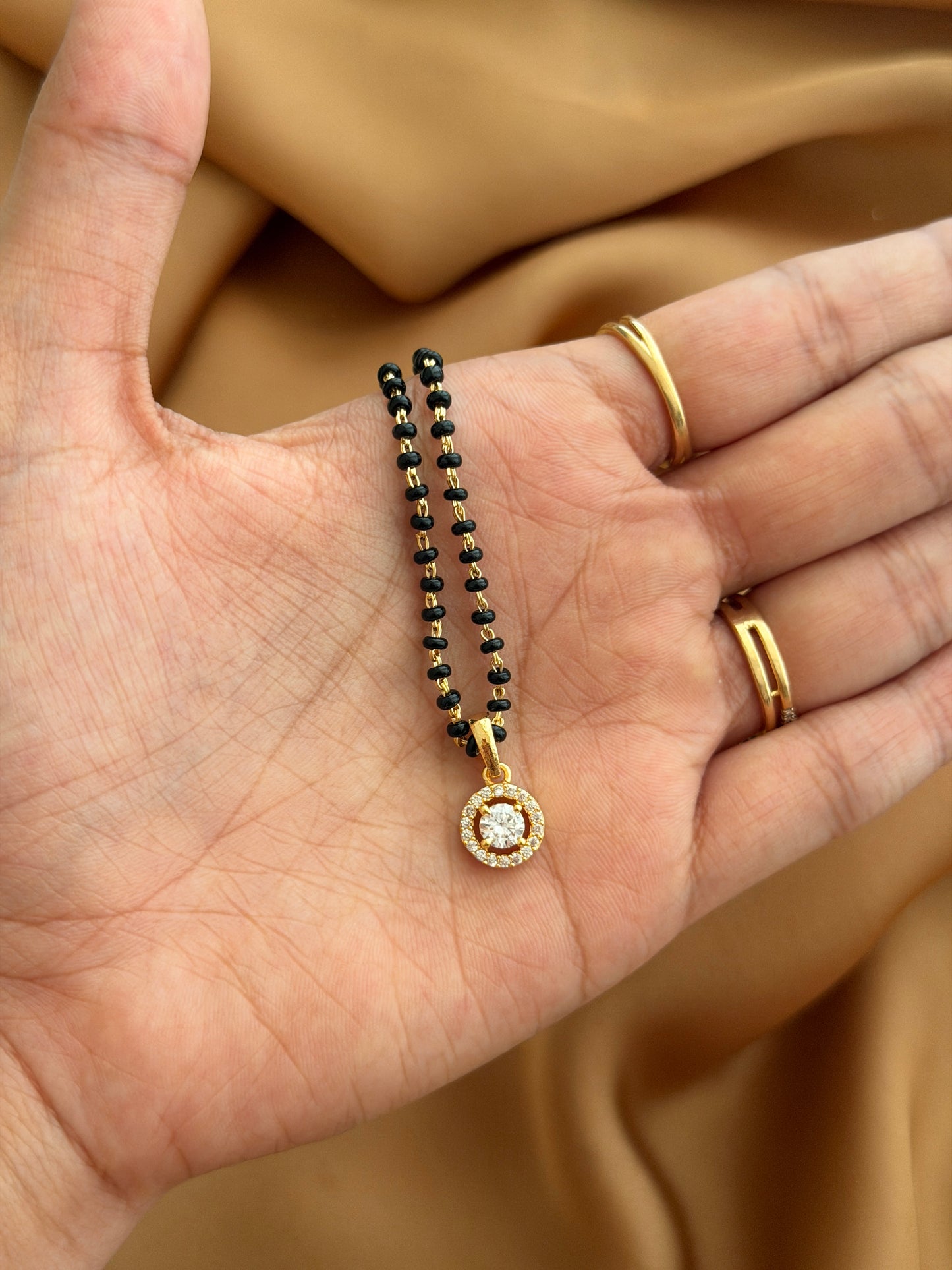 Diamond Pendant Mangalsutra