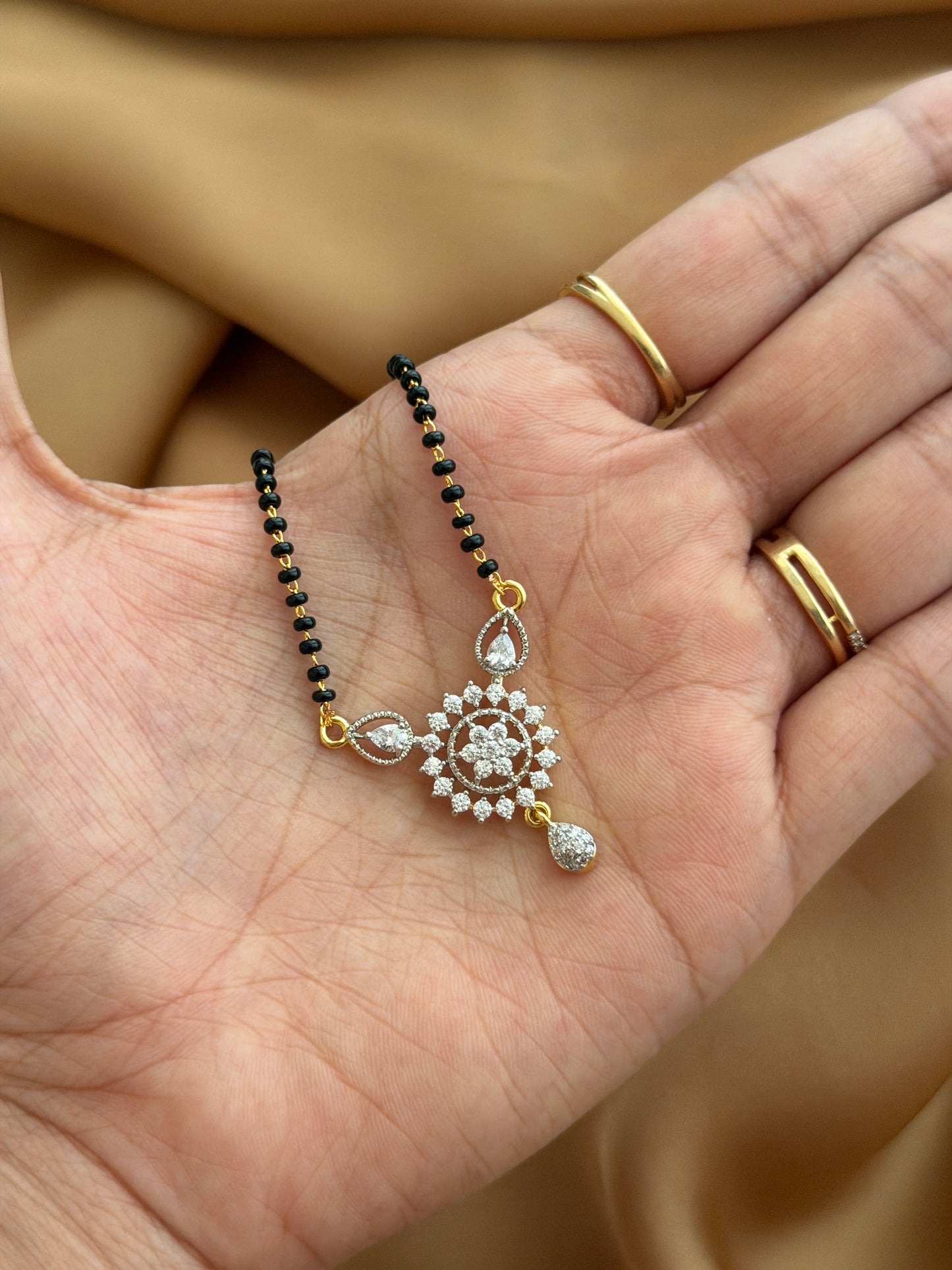 Diamond Pendant Mangalsutra