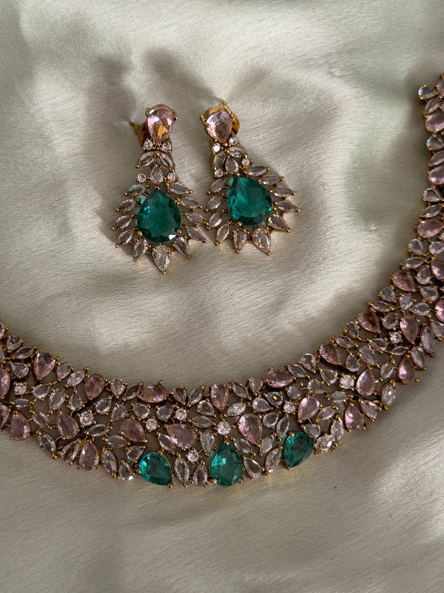 Pastel Crystal Necklace