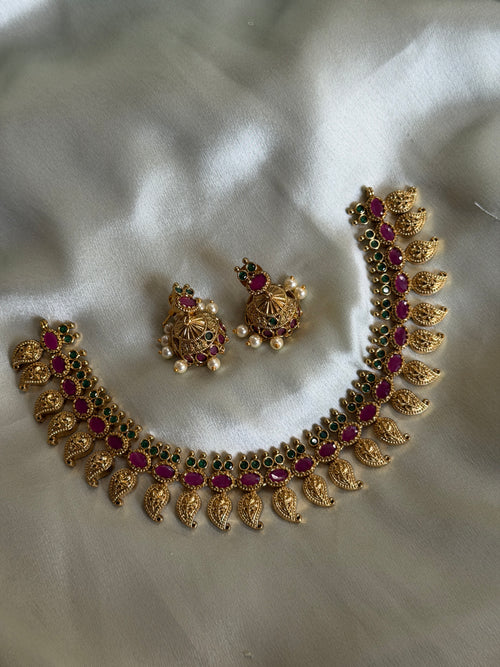 Ruby Mix Mango Necklace