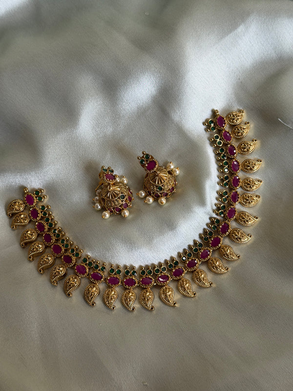 Ruby Mix Mango Necklace