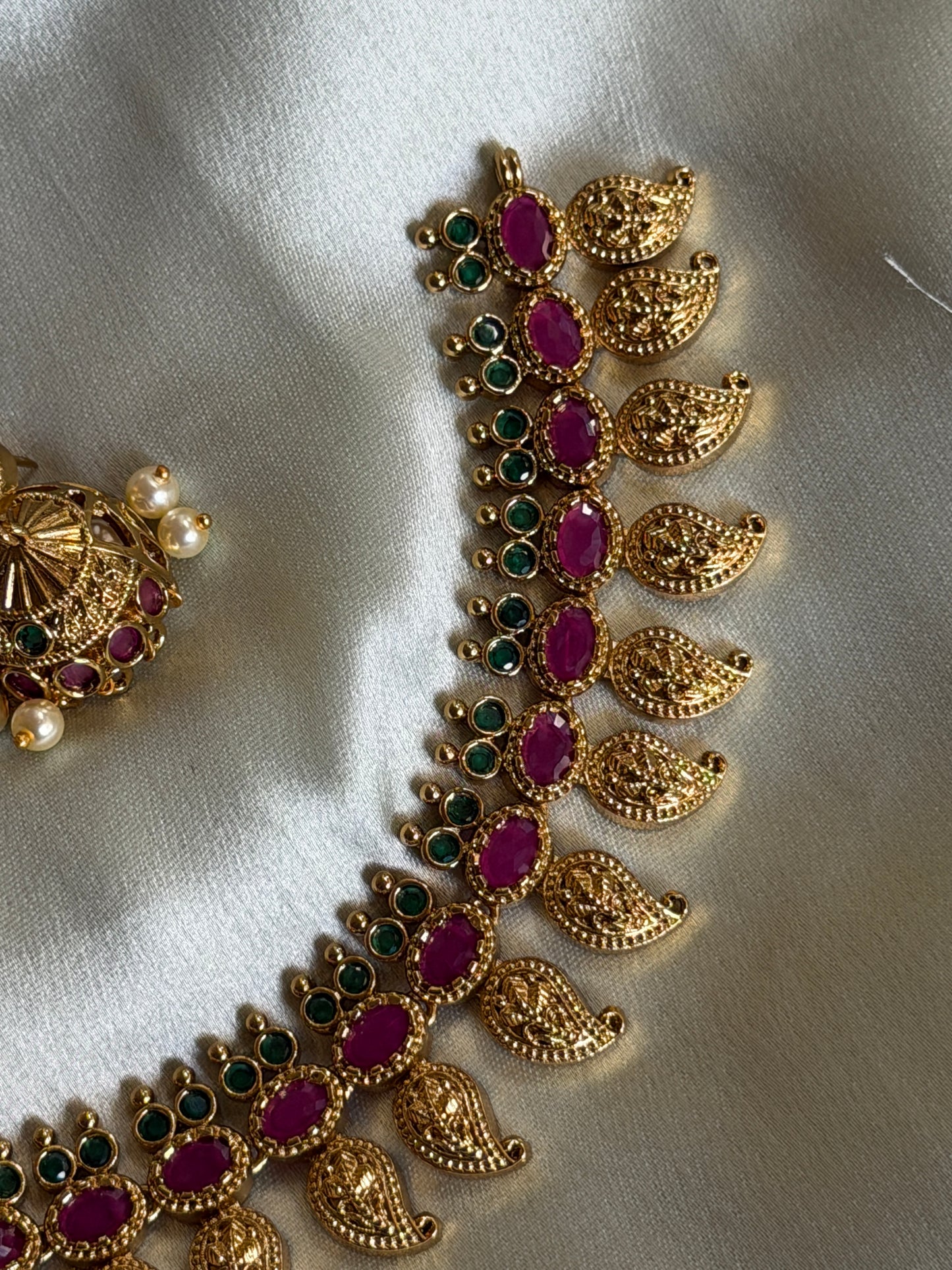 Ruby Mix Mango Necklace
