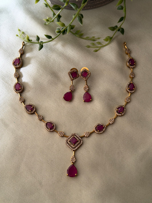 Rasberry AD Necklace