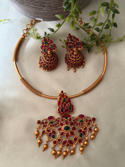 Kempu Pendant Hasli Set