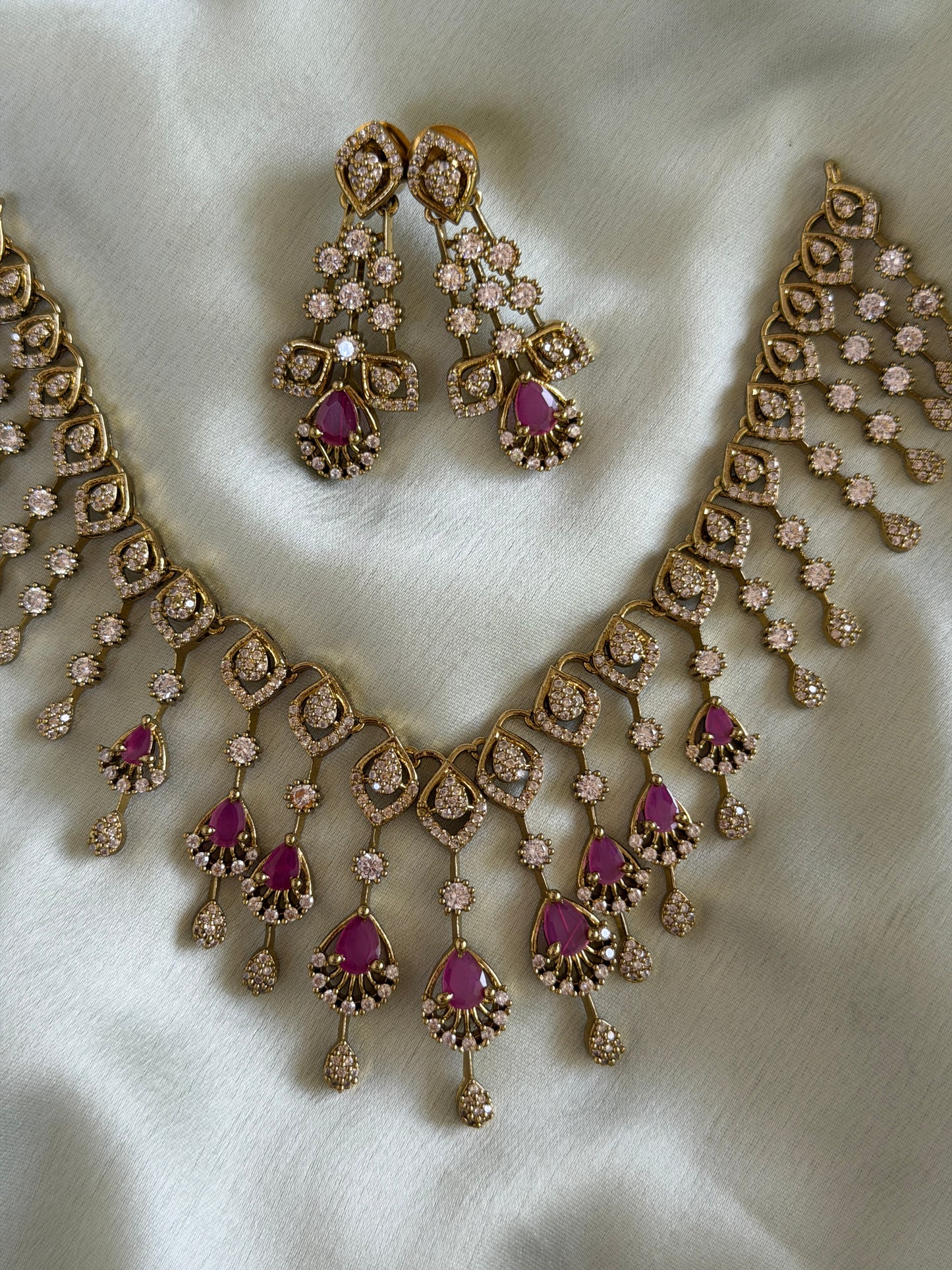 Ahilya AD Necklace