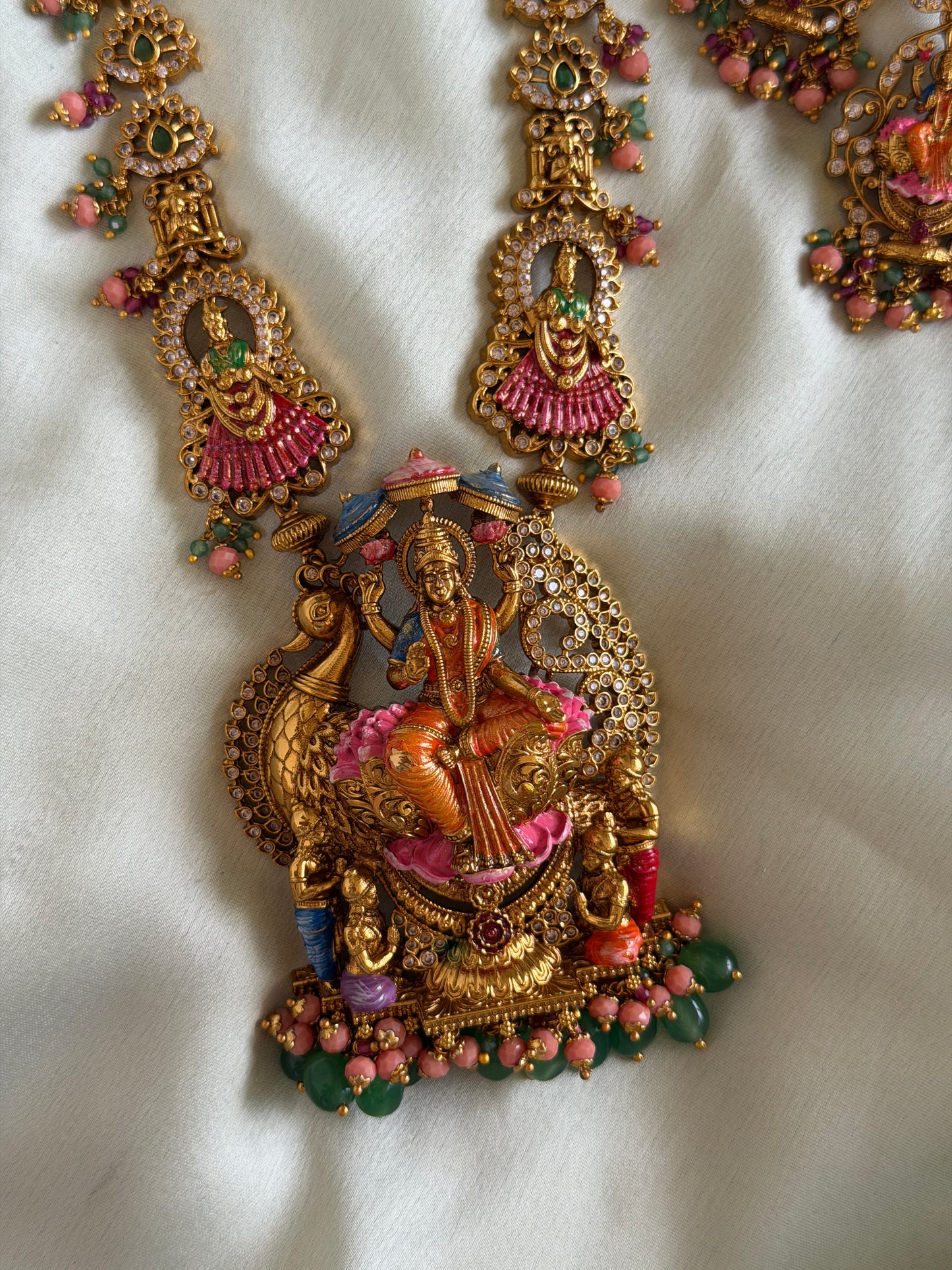 Eshanee Meenakari Haaram set