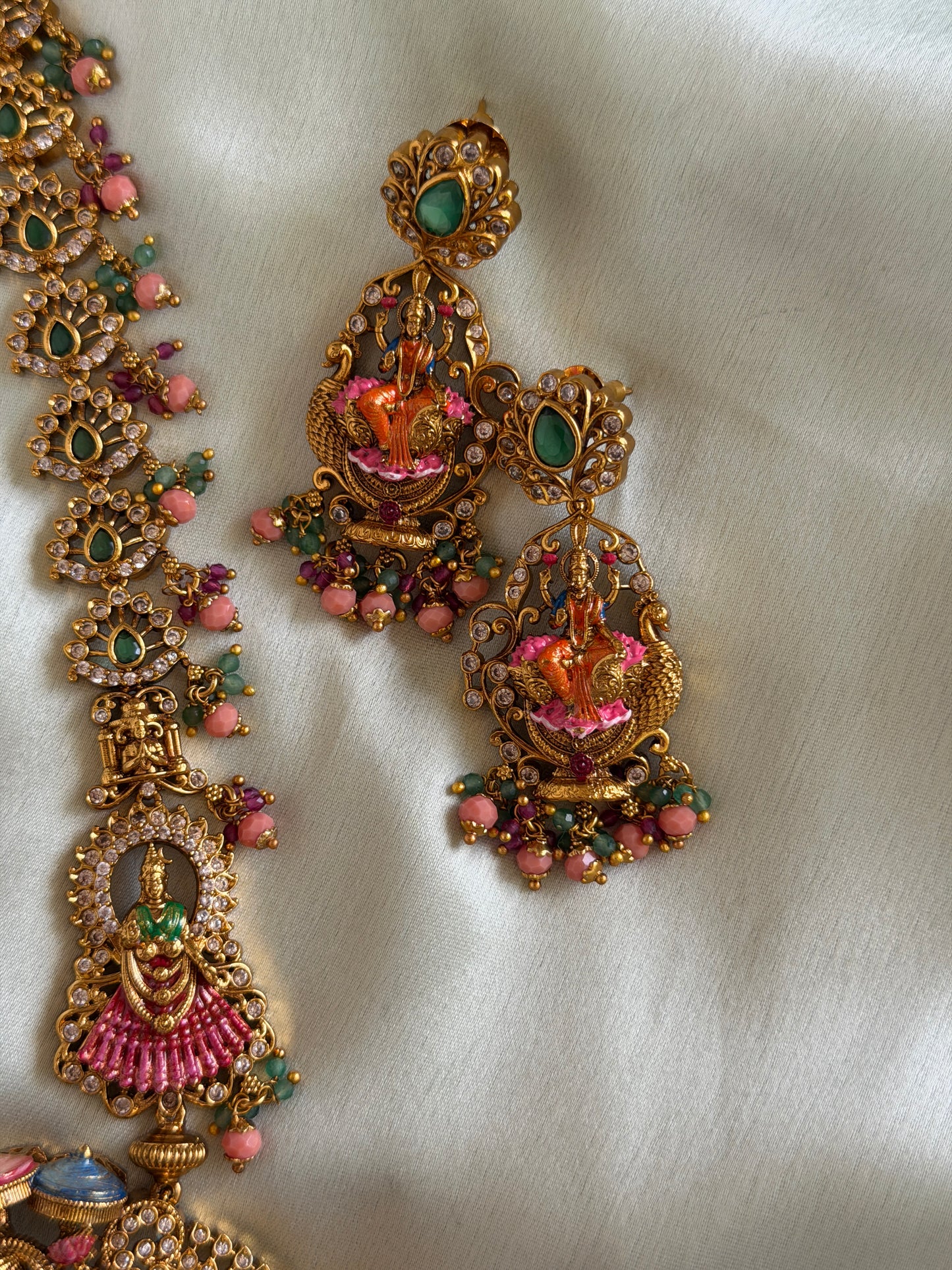 Eshanee Meenakari Haaram set