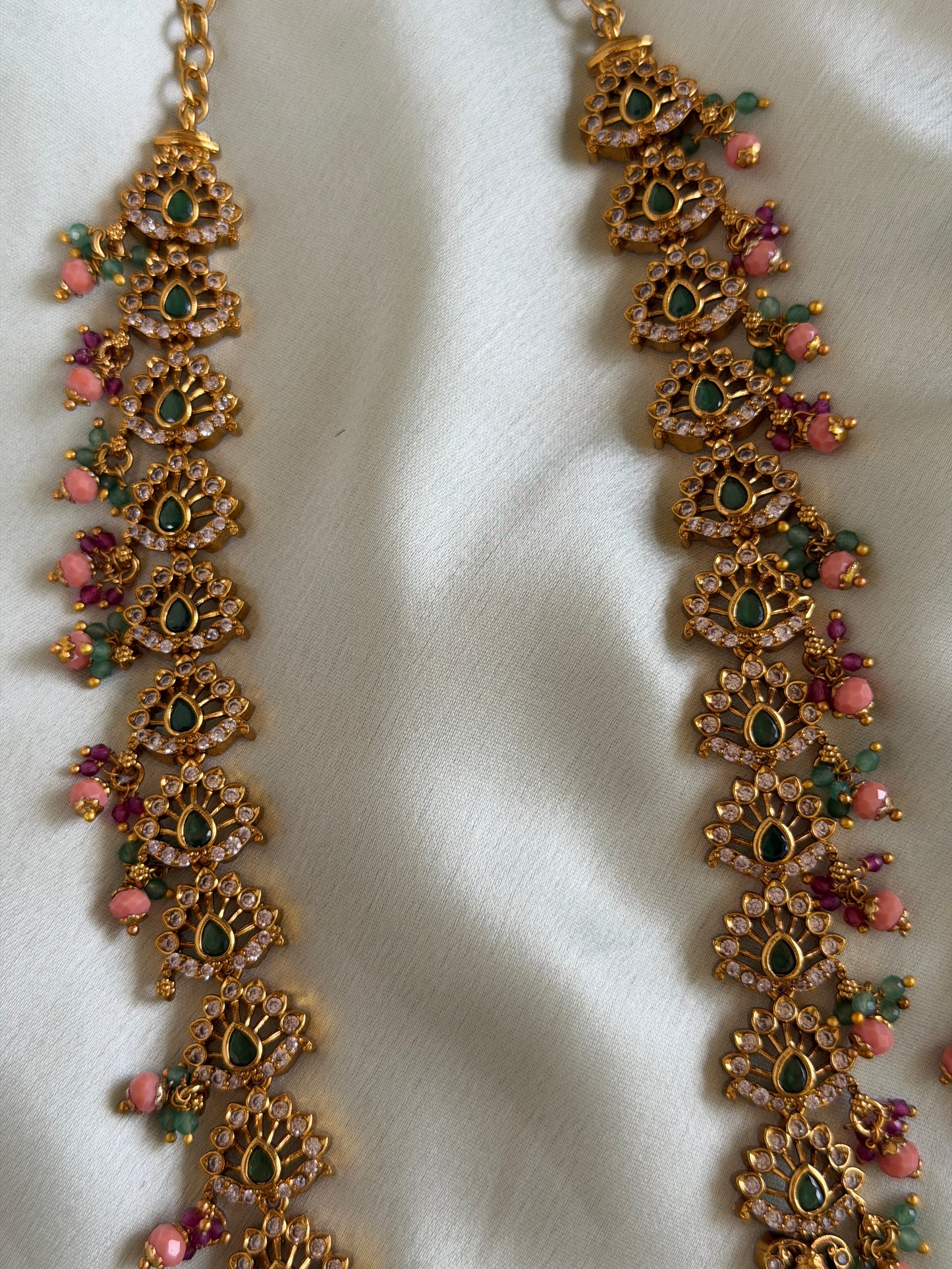 Eshanee Meenakari Haaram set