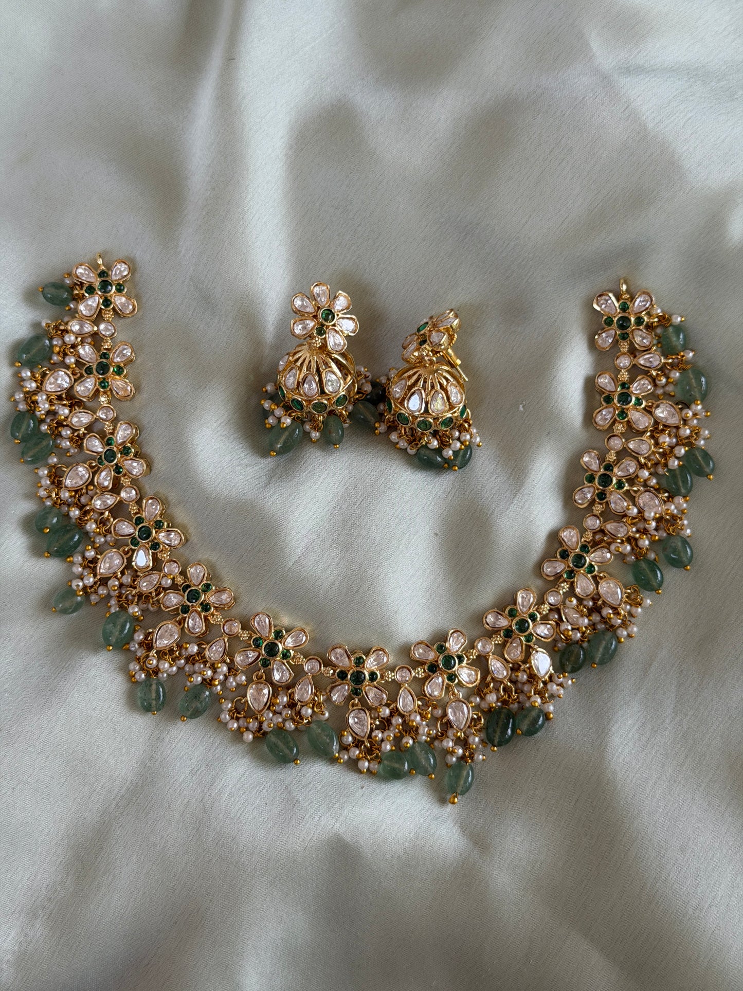 Kavyam Polki Necklace set