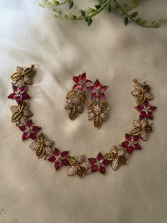 AD Flower Necklace