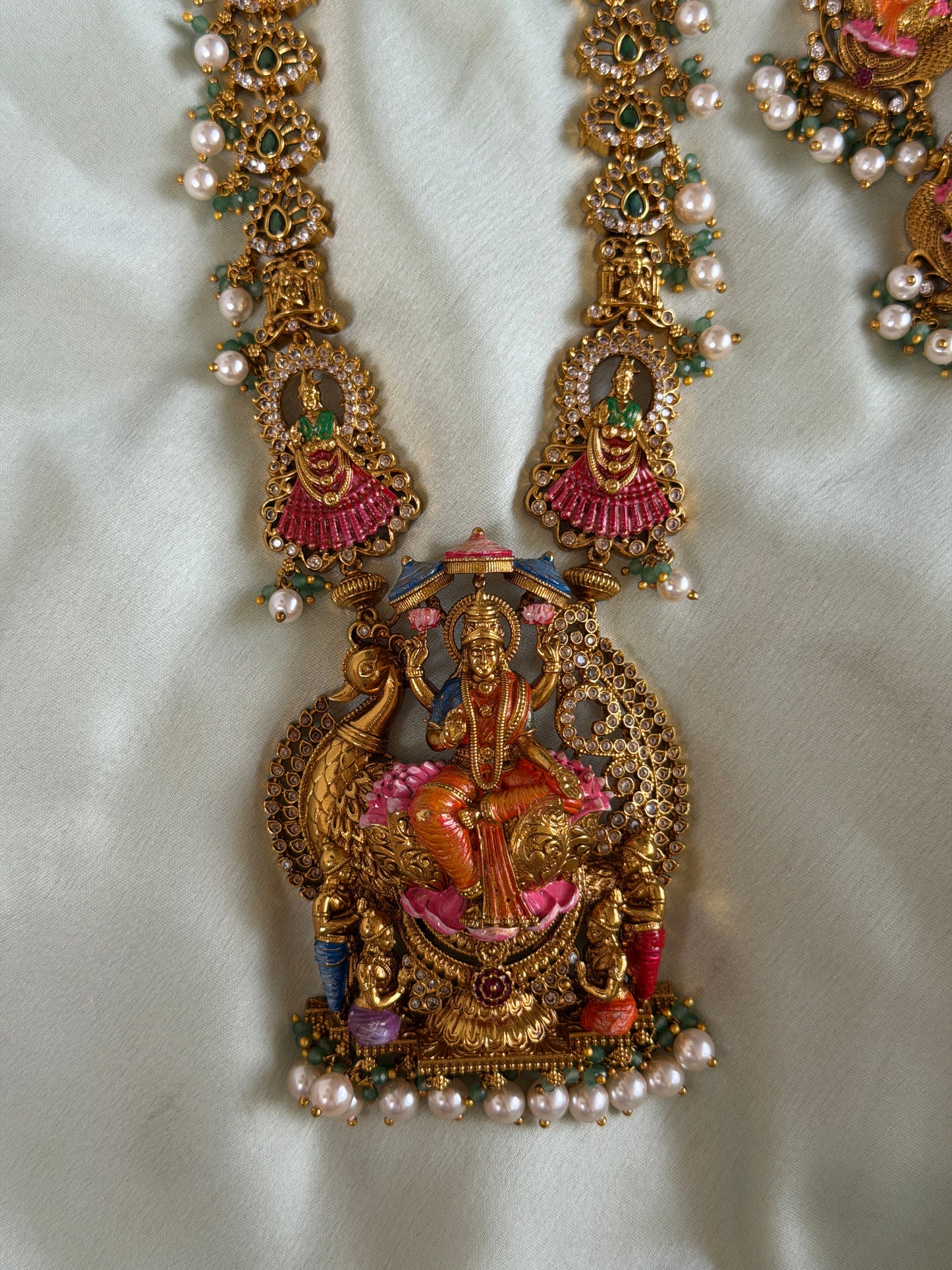 Eshanee Meenakari Haaram set