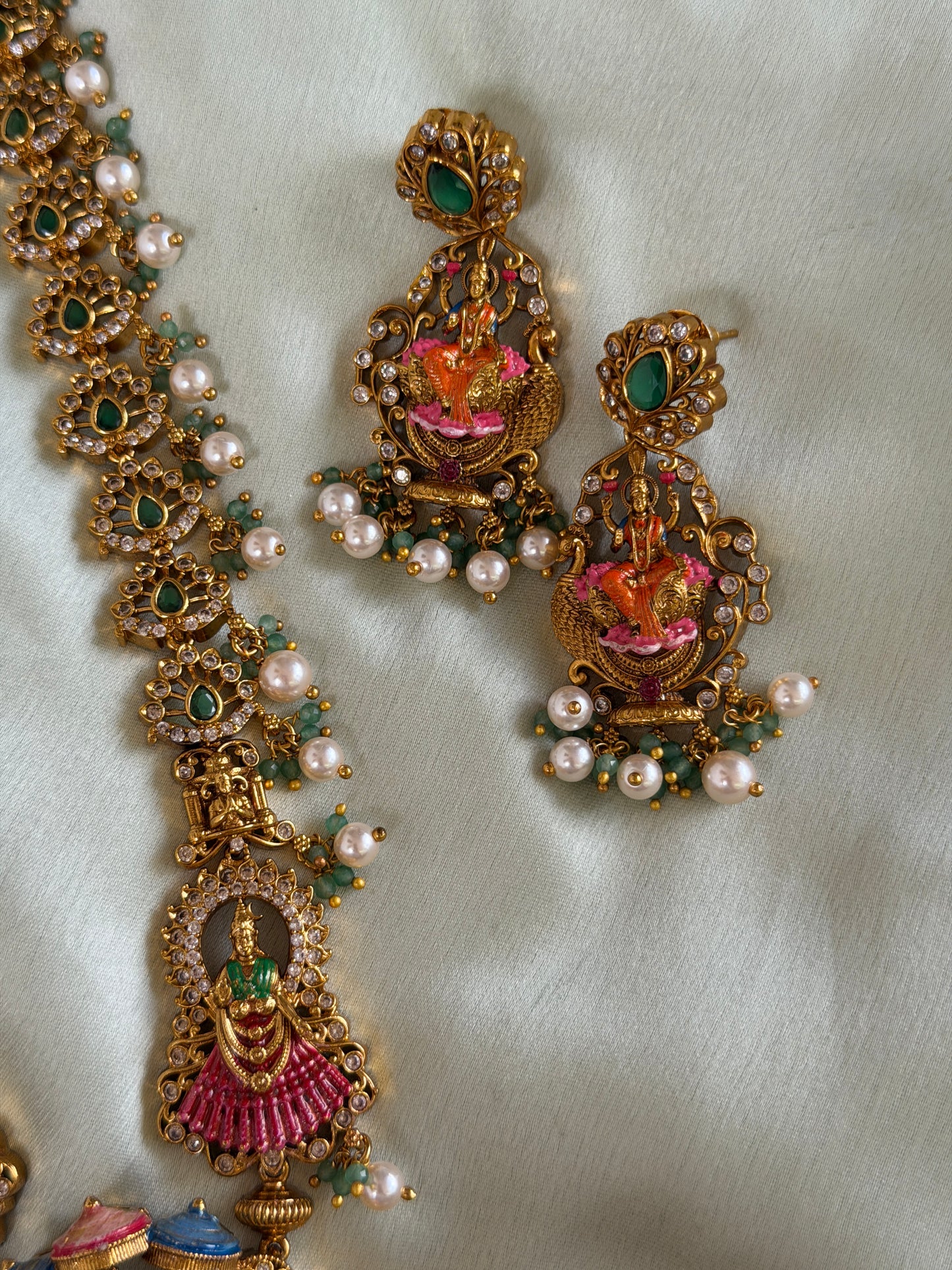 Eshanee Meenakari Haaram set