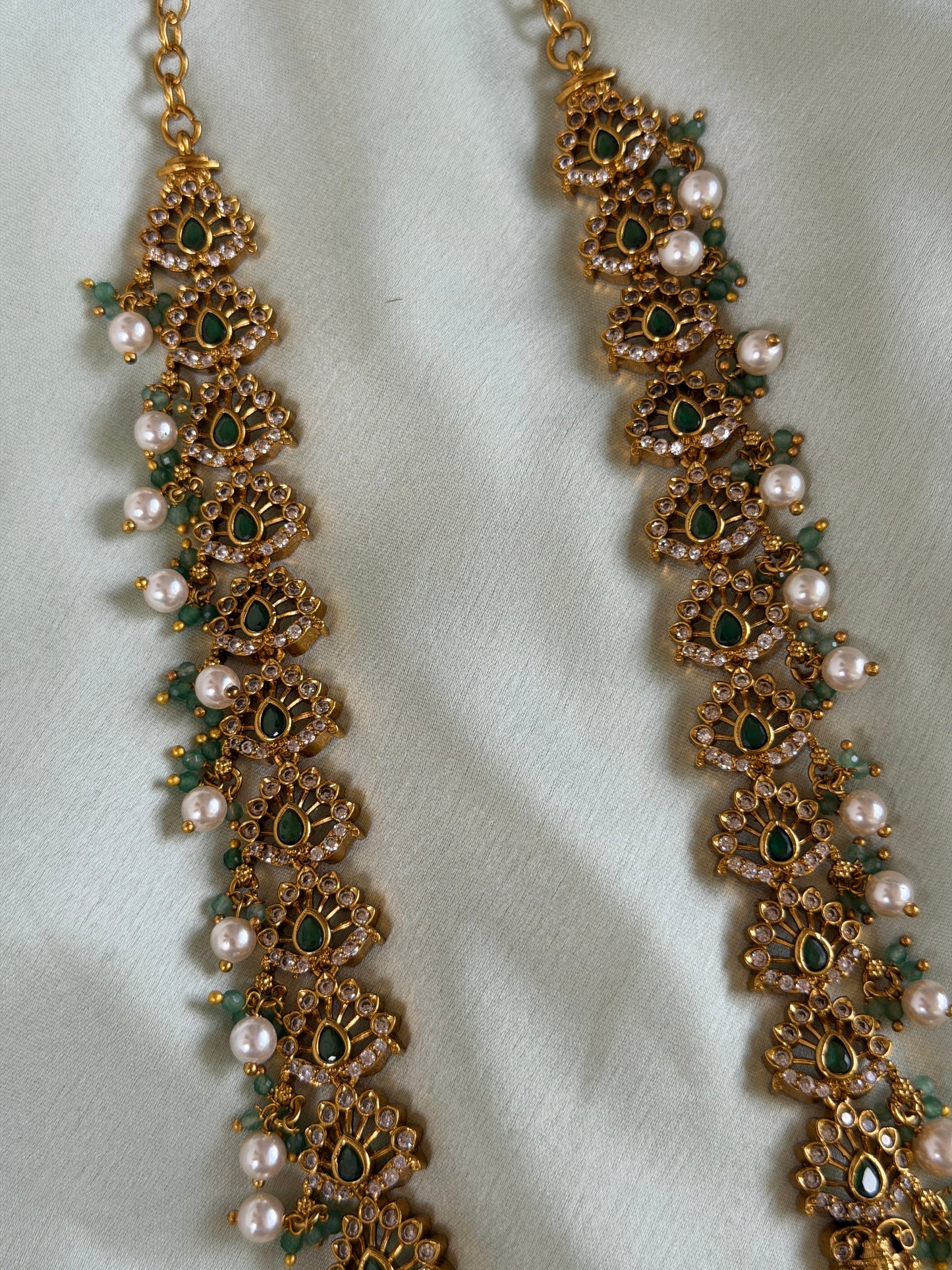 Eshanee Meenakari Haaram set
