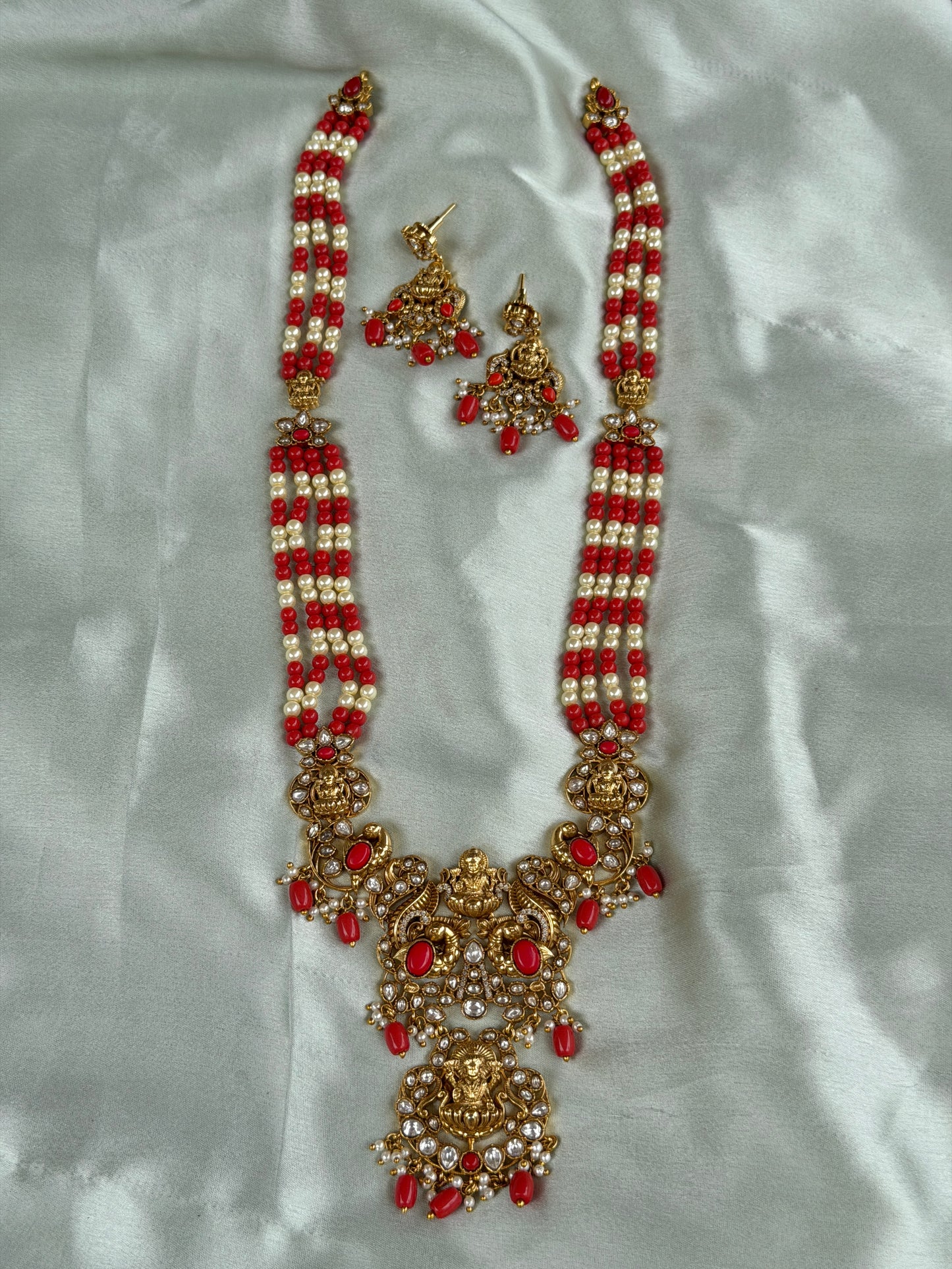 Mrishika Coral Haaram set