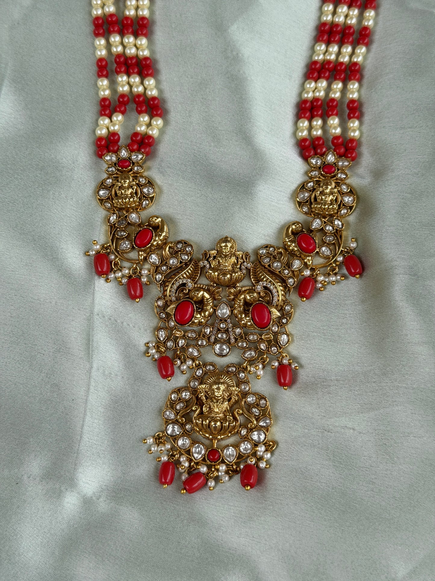 Mrishika Coral Haaram set