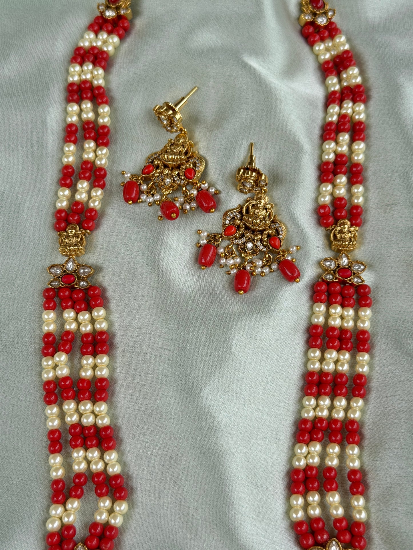 Mrishika Coral Haaram set