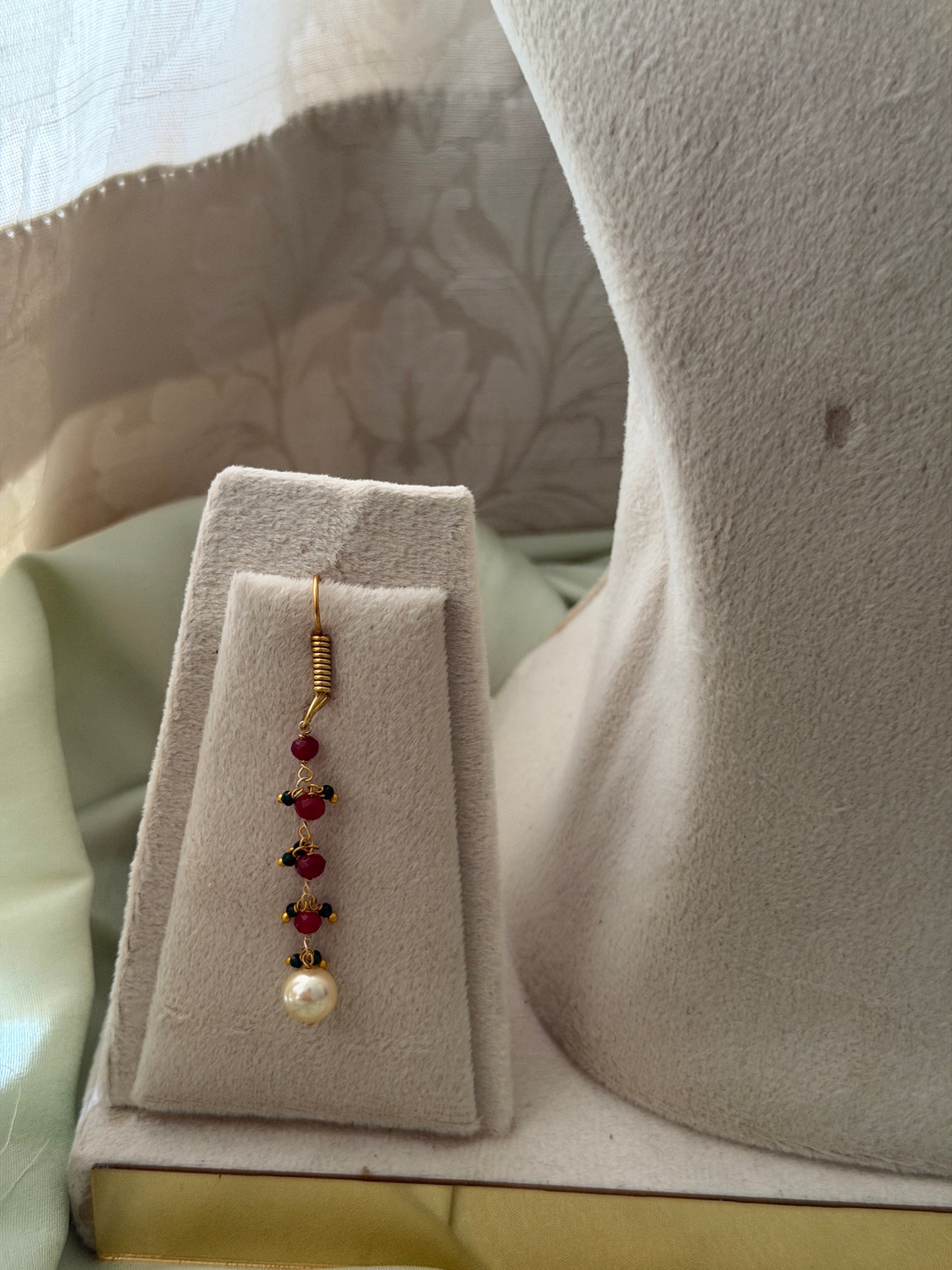 Blood Bead Necklace Set
