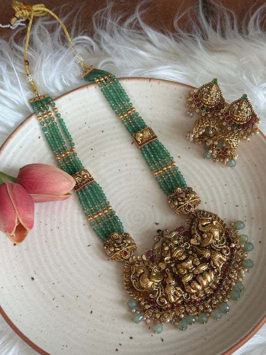 Lakshmi x Tusker Pastel Bead Haaram