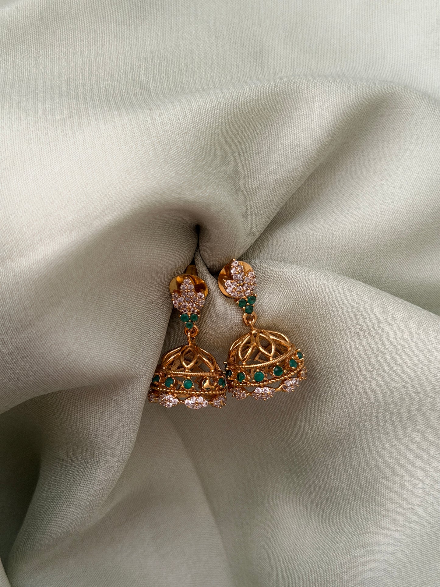 Baby Diamond Jhumkas