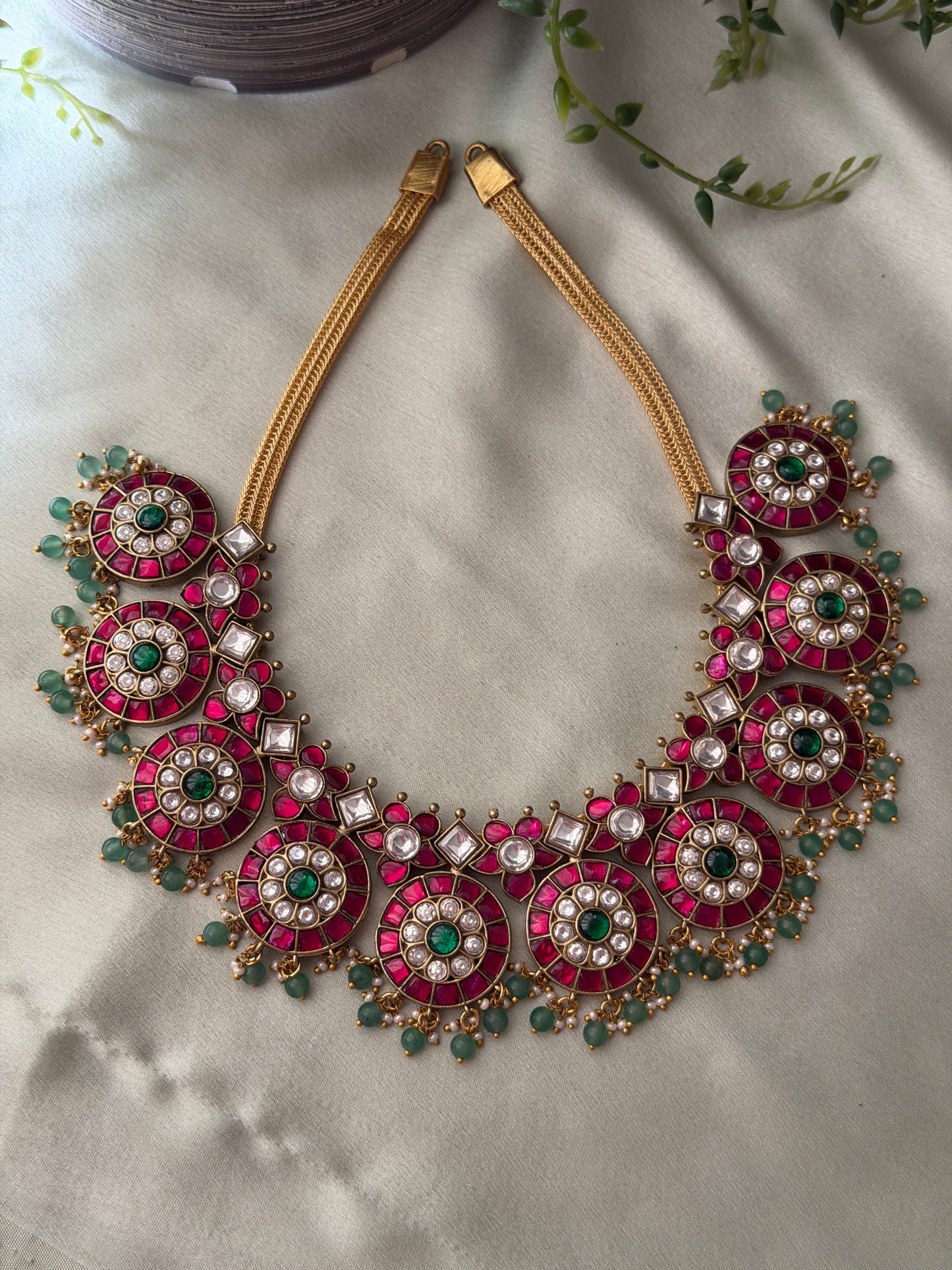 Chakra Jadau Premium Necklace