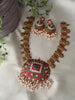 Bhavyaksha Jadau Pendant Necklace