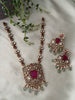 Pankaja Doublet Stone Necklace
