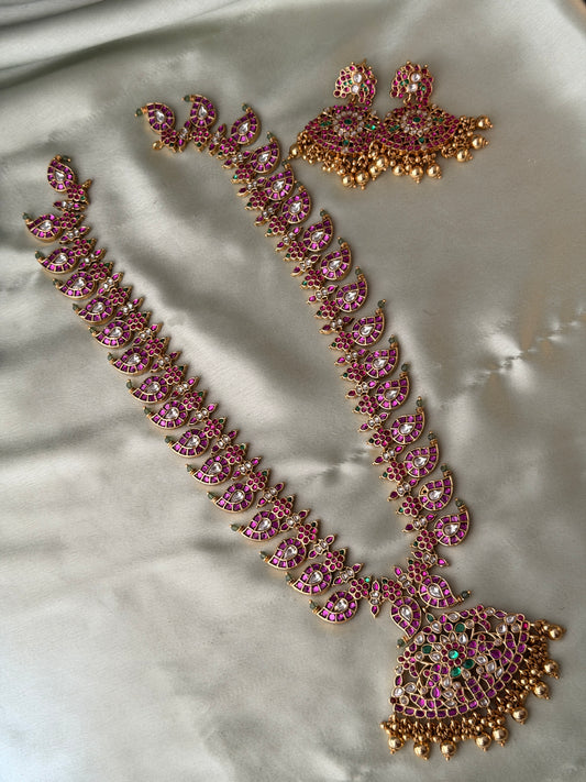 Reversible Premium Maanga Haaram(Gold)