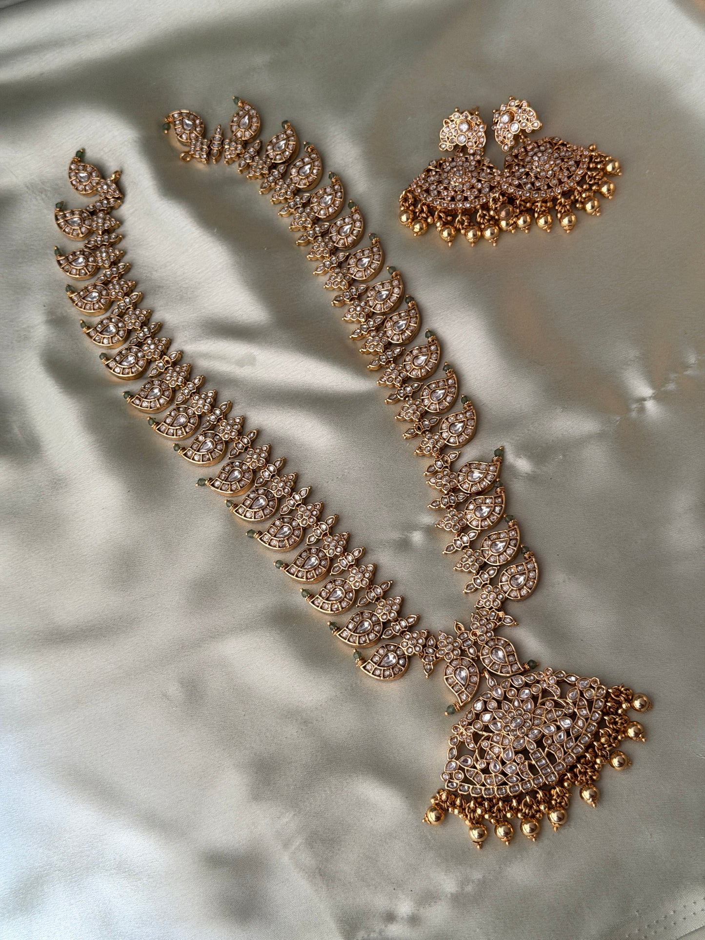 Reversible Premium Maanga Haaram(Gold)