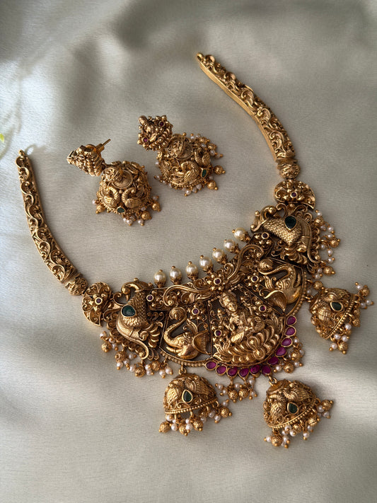 Kannaghi 3 Jhumka Necklace
