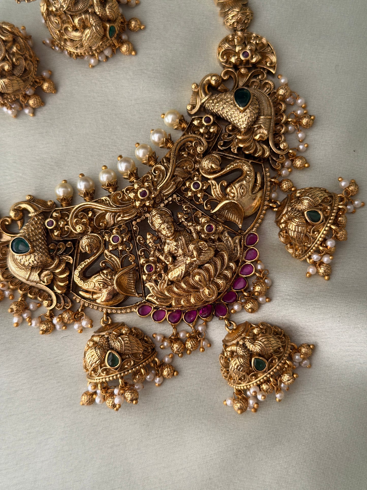 Kannaghi 3 Jhumka Necklace