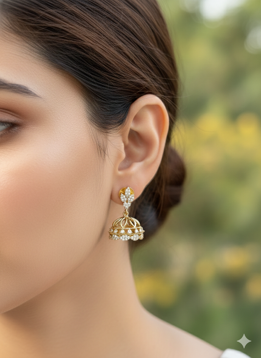 Baby Diamond Jhumkas