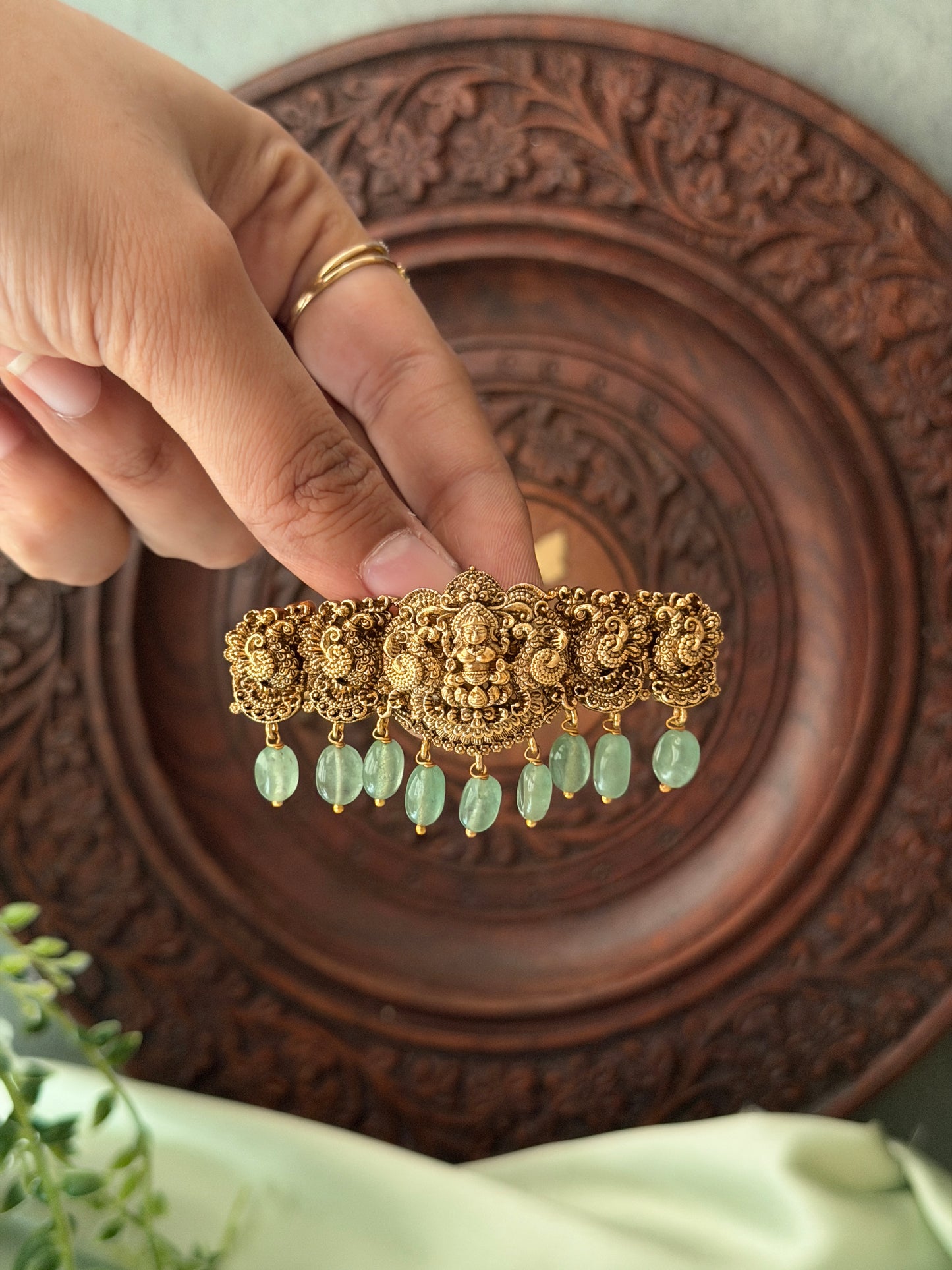 Anuradha Pastel Bead Hairclip