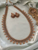 Premium Gold Replica Kaashu Maala with Jhumkas