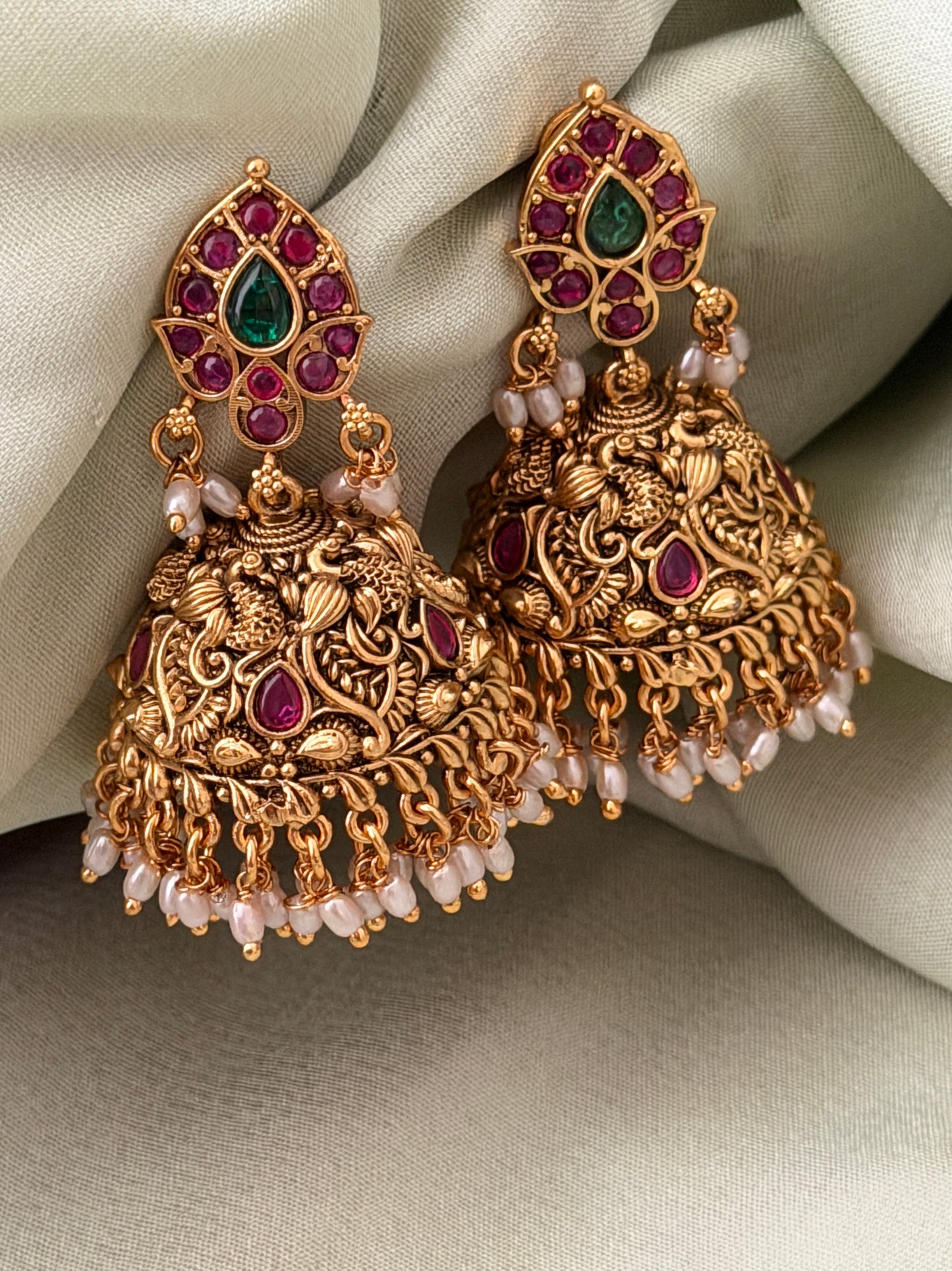 Shillika Non Idol Jhumkas