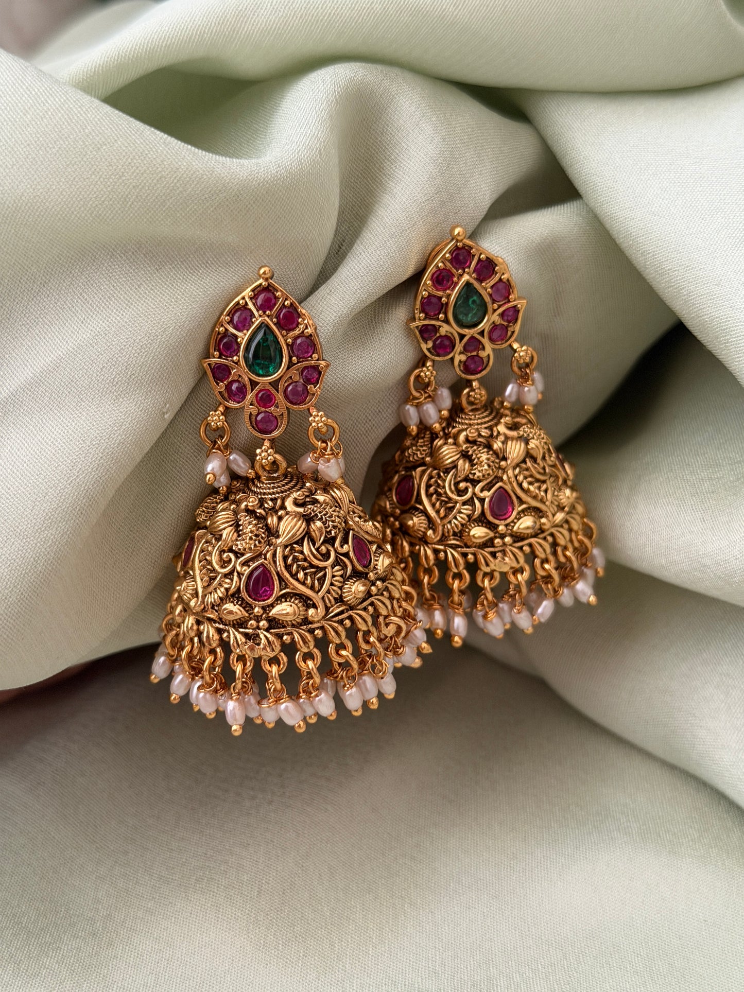 Shillika Non Idol Jhumkas