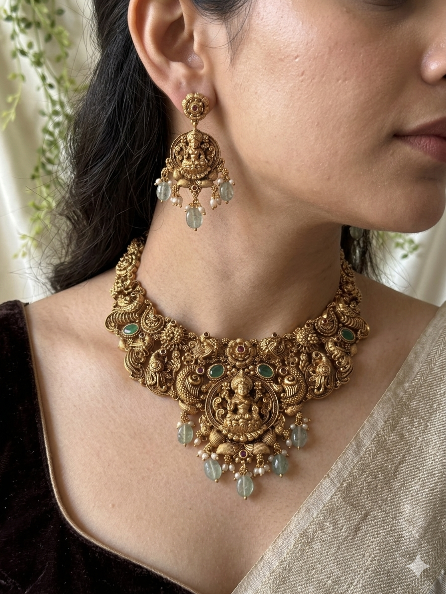 Vriishka Antique Necklace