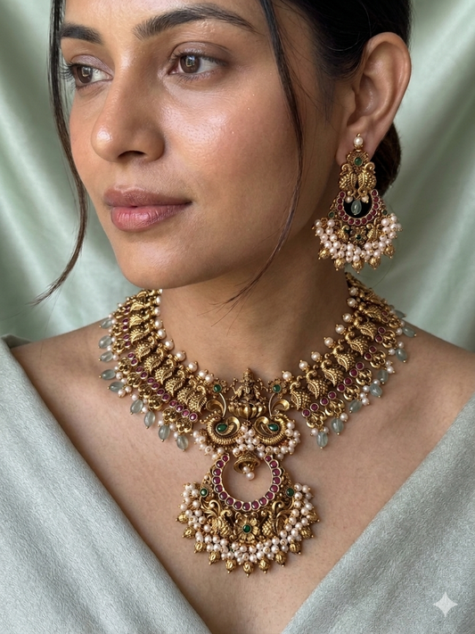 Madhava Chaandbali Necklace