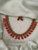 Glossy Enamel Palakka Necklace