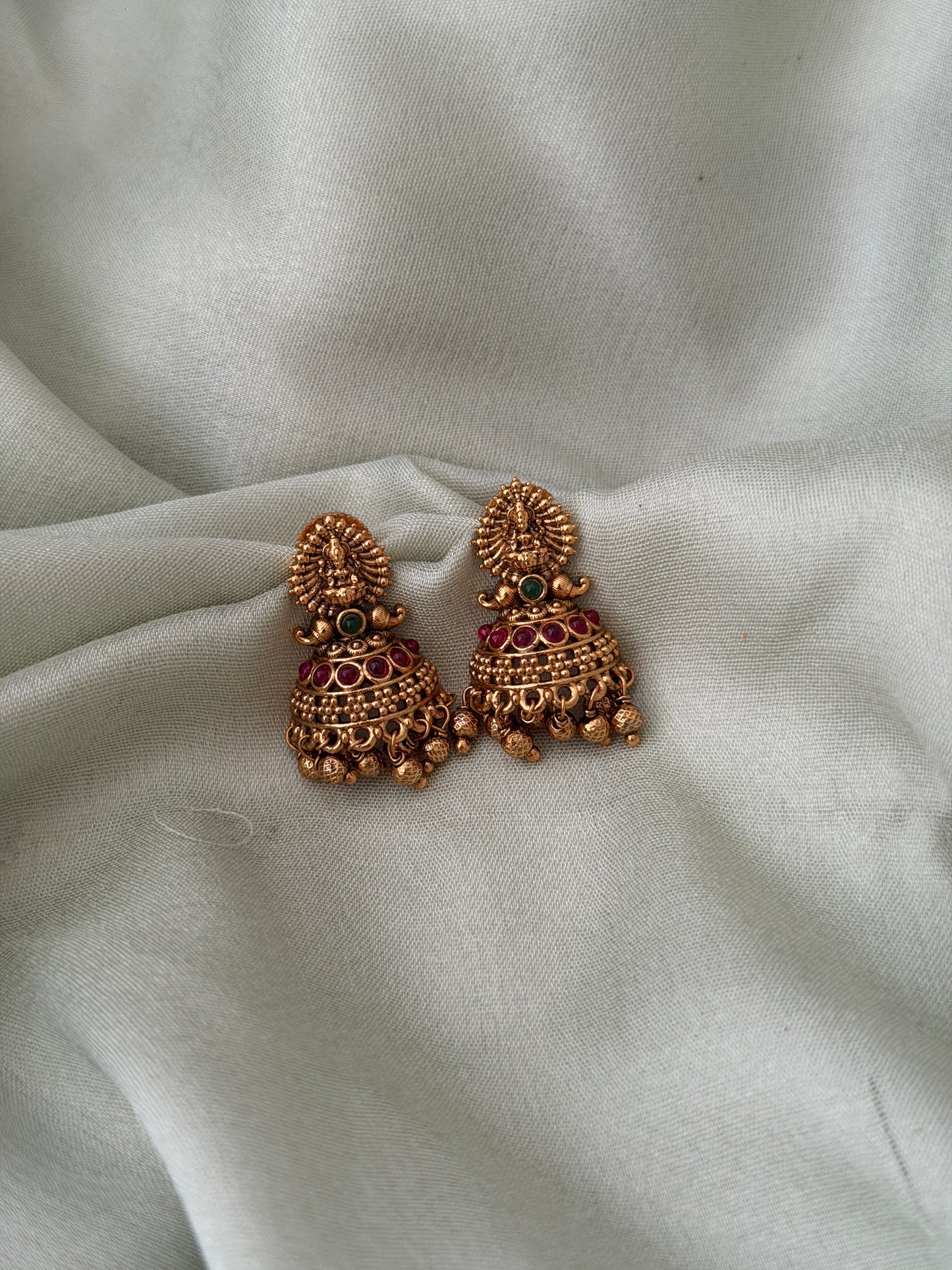 Baby Half Kempu Jhumkas 2