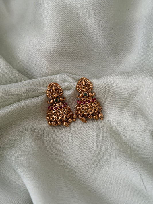 Baby Half Kempu Jhumkas 2
