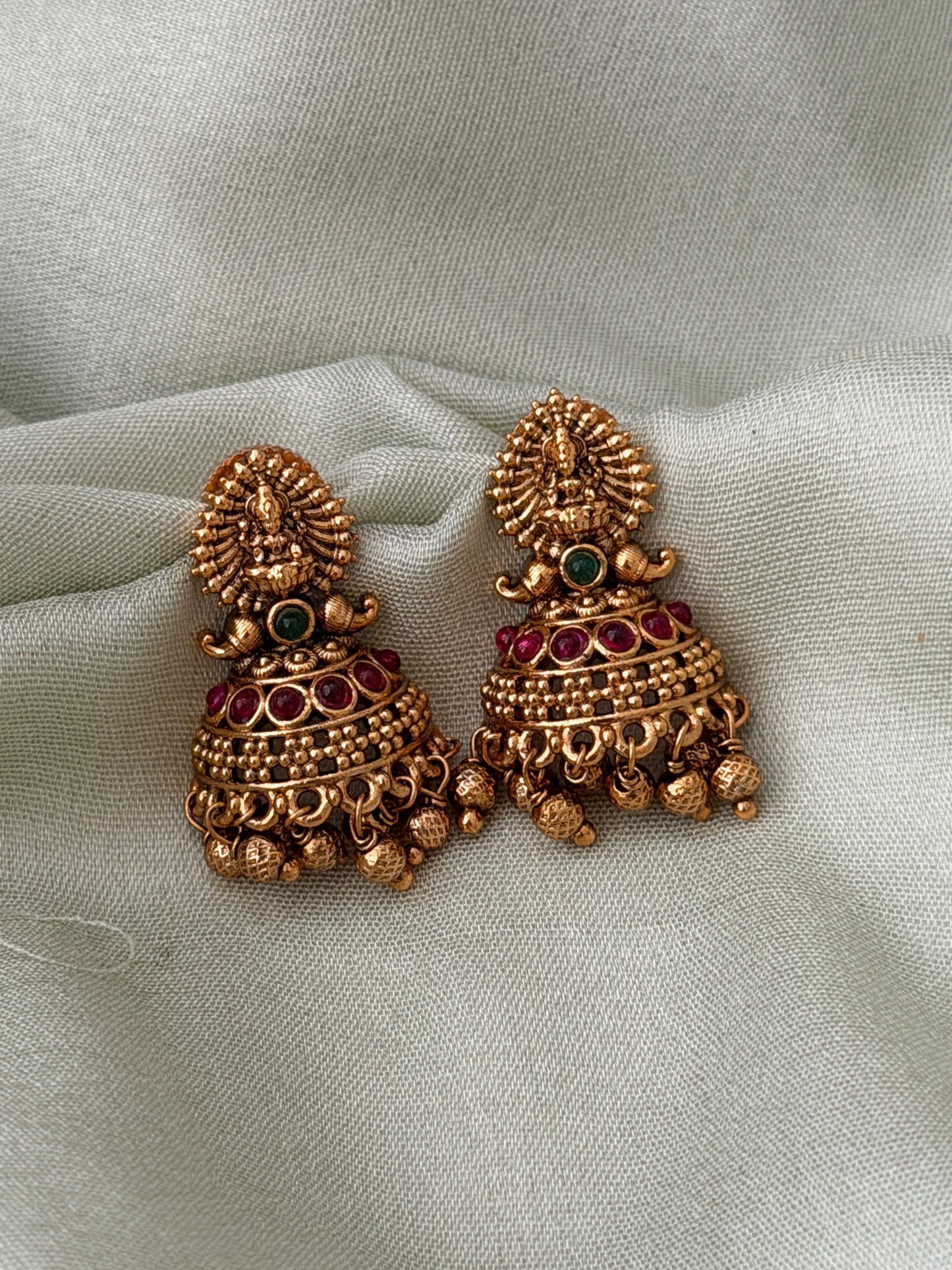 Baby Half Kempu Jhumkas 2