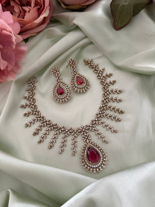 AD Pendant Vine Necklace