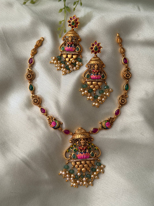 Chinmayi Meenakari Necklace