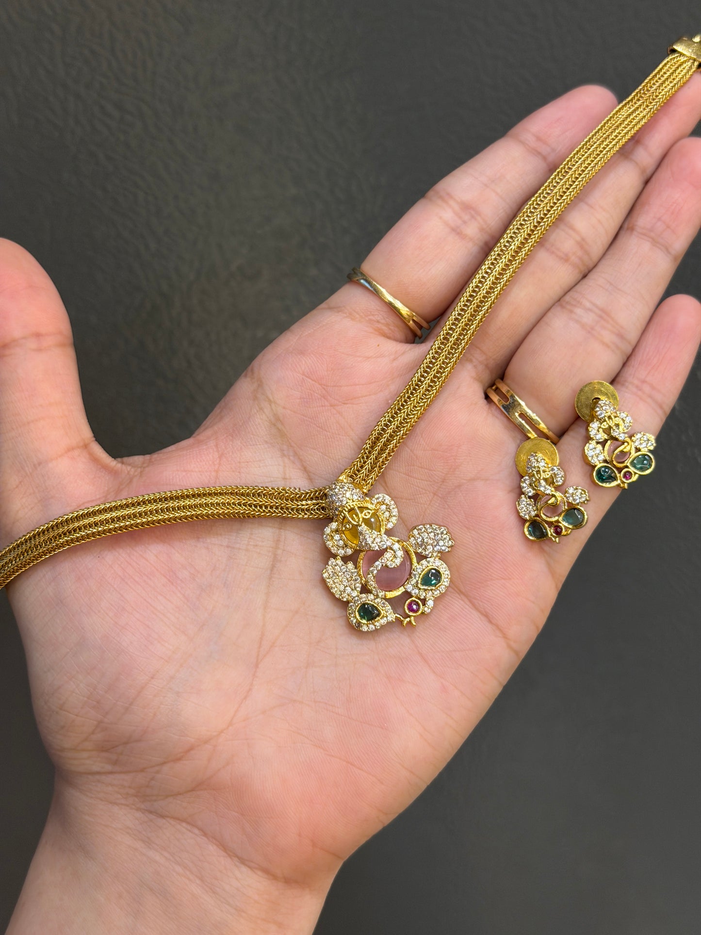 Baby Ganesha Antique choker