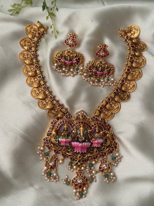 Aloki Meenakari Kaashu Necklace
