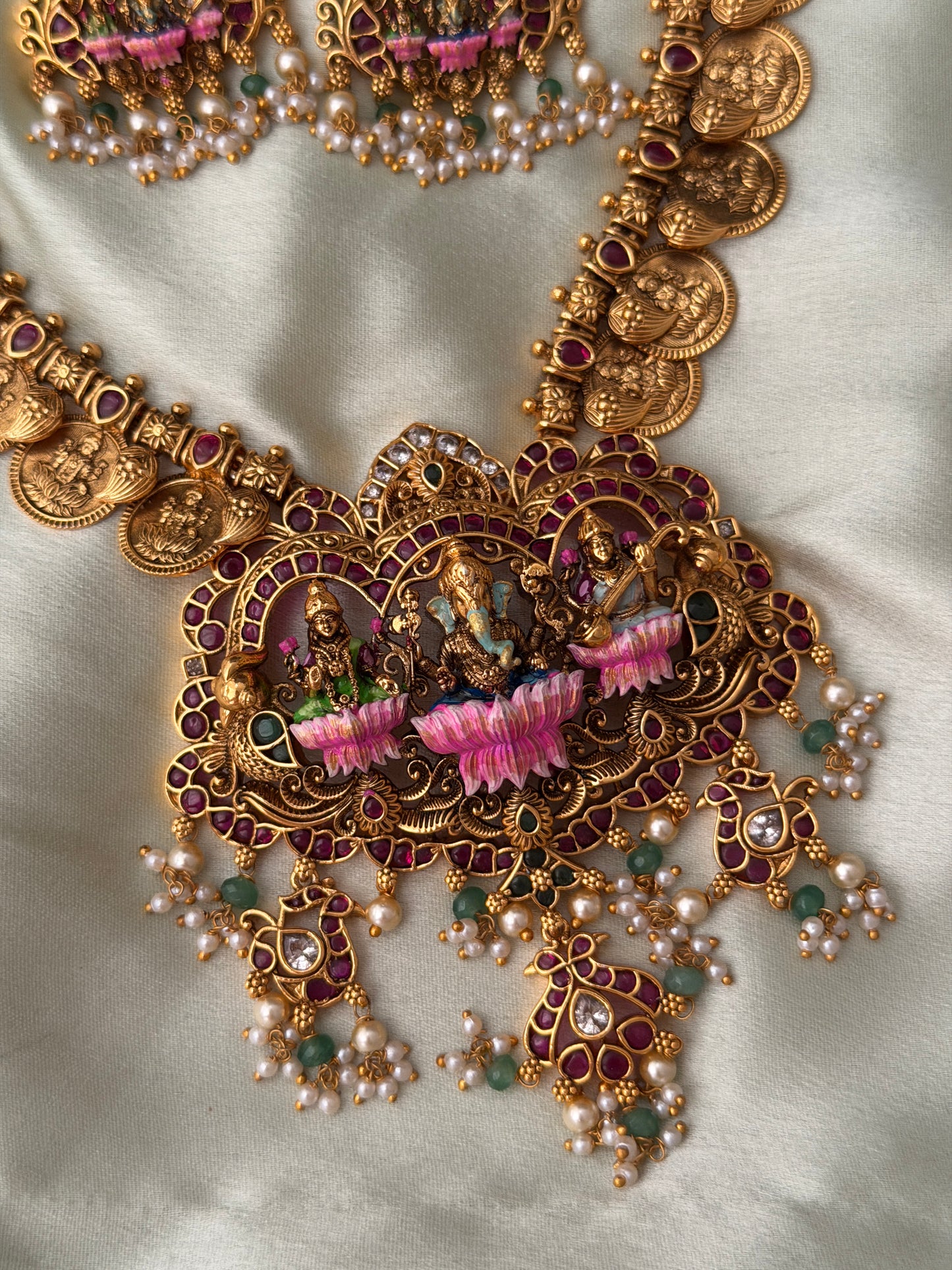 Aloki Meenakari Kaashu Necklace