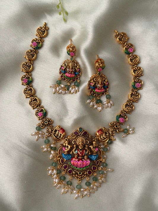 Aahanka Meenakari Necklace