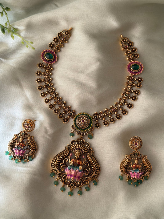 Alekhya Meenakari Necklace